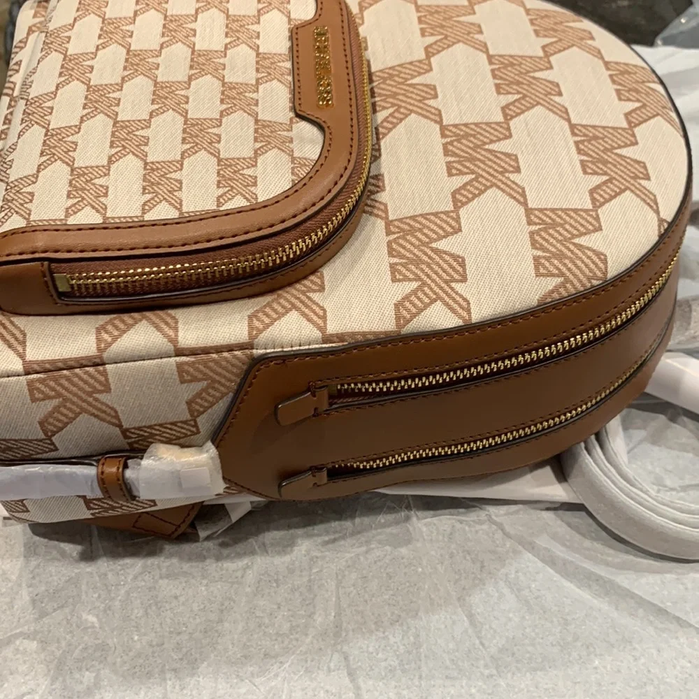 Michael Kors Jaycee Medium Logo Jacquard Backpack